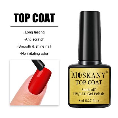 Acrylic No-acid Primer Nail Art Set With Base Coat And Top Coat Soak Off Gel Nail Polish For Nail Art Design Tool Kit