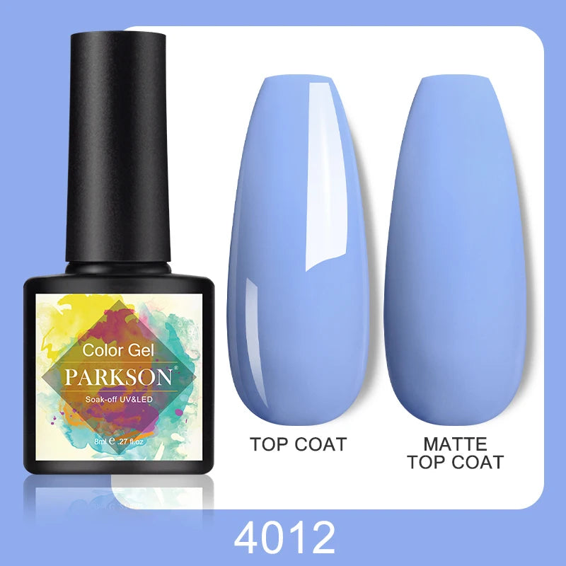 Parkson No Wipe Top Base Coat Nail Gel polish Design Enhancer Varnish Semi Permanent Soak Off UV LED Nail Art Tool