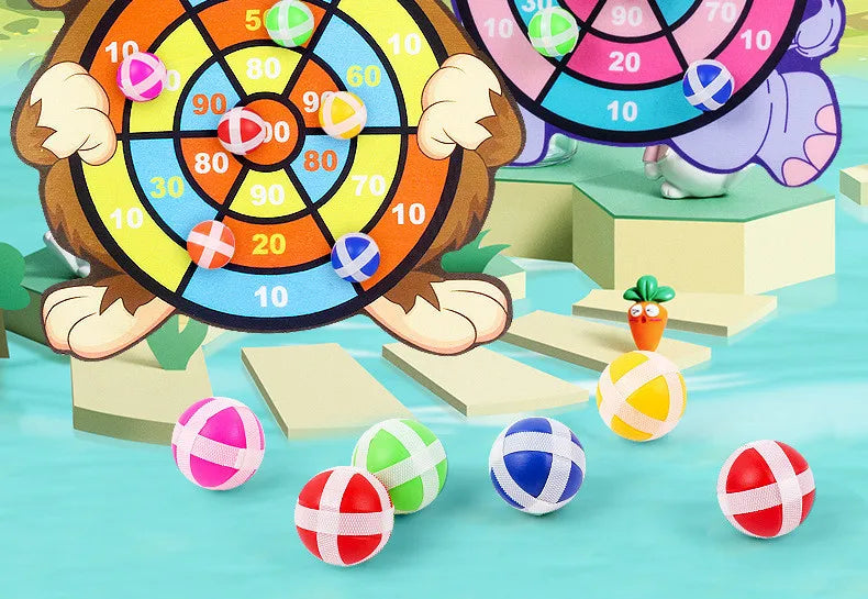 Klisterboll Dartspel Barn – Djurtema Montessori Interaktiv Familjlek CE-märkt 2–4 År C00210 2026