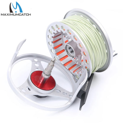 Maximumcatch 3-8WT Fly Fishing Rod And Reel Combo Set 8'6''/9' Medium-fast Fly Rod Pre-spooled Fly Reel & Line &Triangle Tube