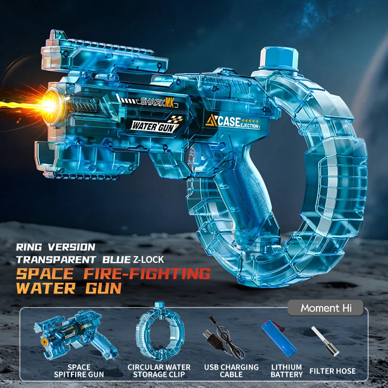Electric Water Guns For Adults Powerful Squirt Automatic Water Suction Water Blasters Summer Outdoor Beach Toy For boys Kid Gift
