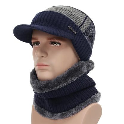 Winter Hats Skullies Beanies Hat Men Winter Beanies For Women Wool Scarf Caps Balaclava Mask Gorras Bonnet Knitted Hat