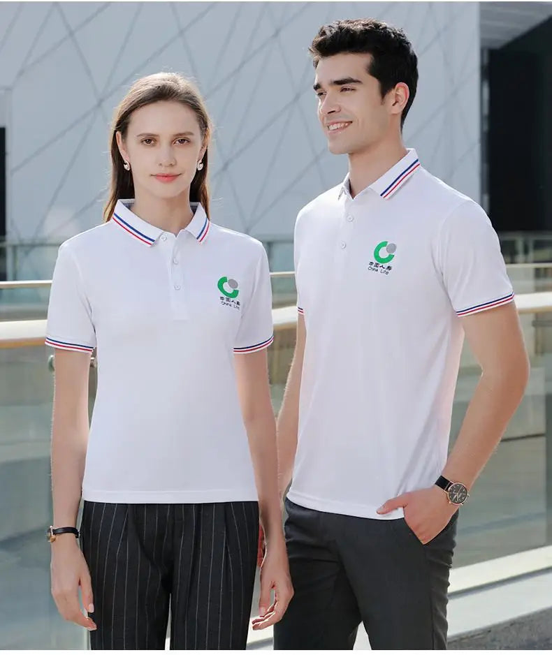 Polo Arbetsskjorta med Eget Tryck & Brodyr – Unisex, Kortärm | S–4XL