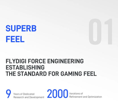Flydigi Direwolf 4 Wireless Gamepad Controller Wired Gaming Console Support PC /Switch/Phone/Tablet Computer Video Gaming Player