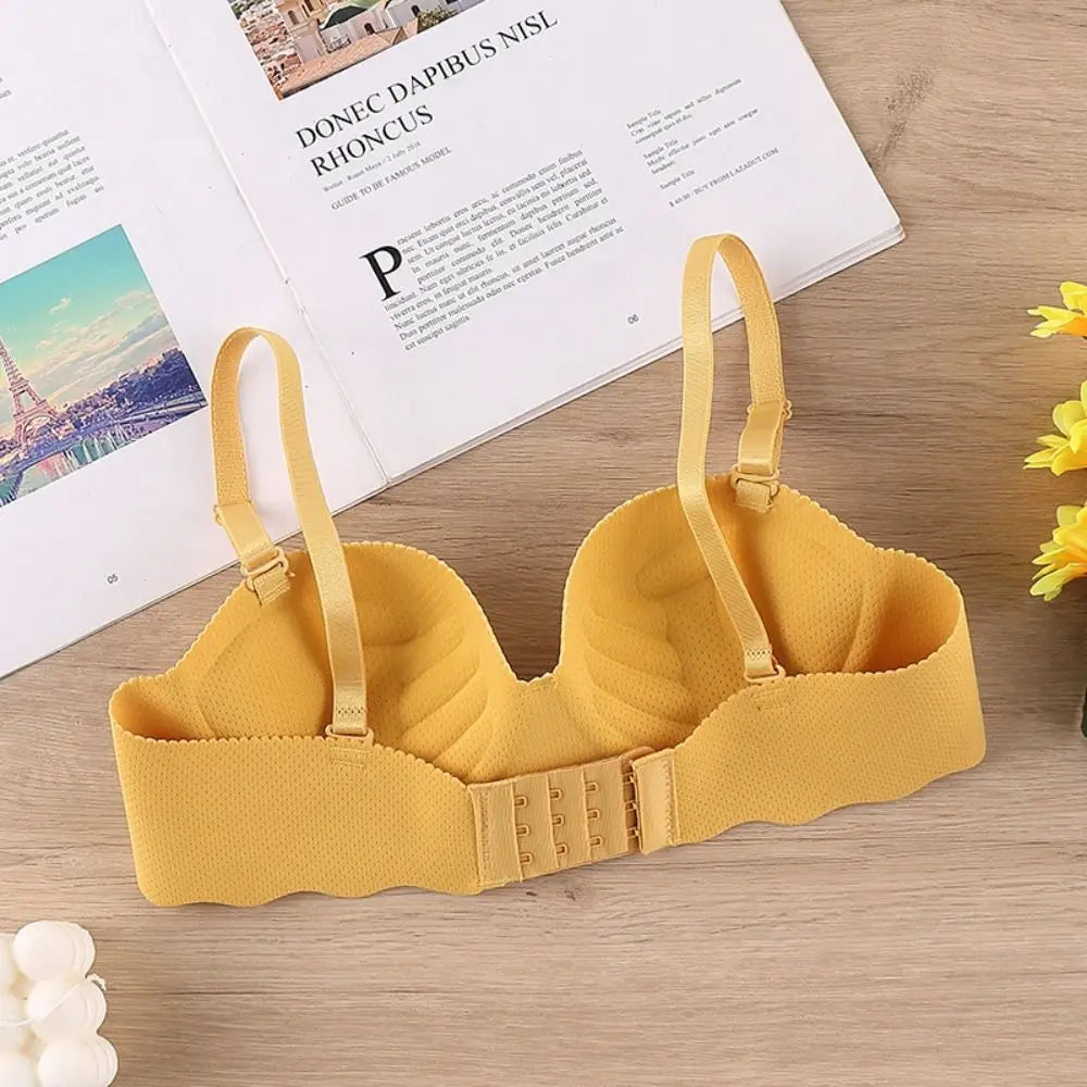 Sexy Comfort Seamless Bra Candy Color Adjustable Push Up Bras Anti-sagging Lifting Wireless Bra Women