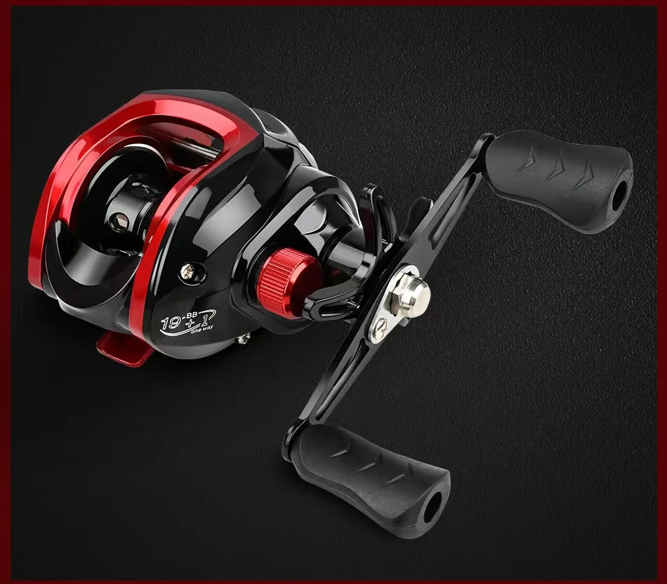 Rooblinos BR Baitcasting Reel Saltwater Freshwater Fishing Reels Max Drag 8KG Light Surf Cast Reel Baitcaster Reels