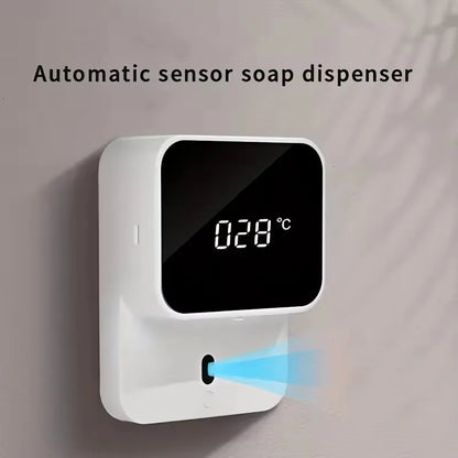 Automatic Induction Soap Wall Mounted Sensor Soap Dispenser, Touchless Hand Sanitizer Dispenser,Hand Soap Container For Bathroom