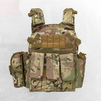 6094 utrustningsväst för airsoft med MOLLE-fästen