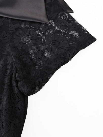 Slergiri Plus Size Black Lace Rhinestone Belt Mermaid Hem Dress Women Elegant Evening Party Gown Ladies Bodycon Long Dresses