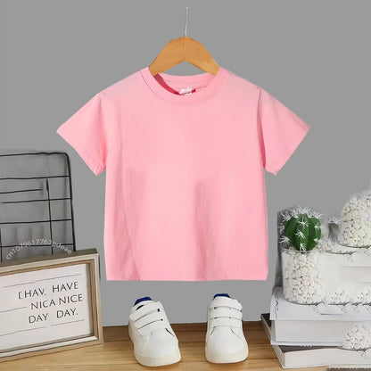 Children Clothes Brand Letters Print T-shirt 3-12Yrs Boys Girls Short-sleeved Top+Shorts Casual Fashion Sports Set Clothing