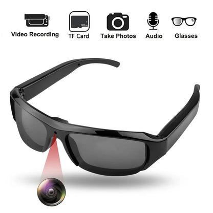 HD 1080P Mini Glasses Camera Portable Video Recorder Wearable Sunglasses Camera Outdoor Sports DV DVR Surveillance Camcorder