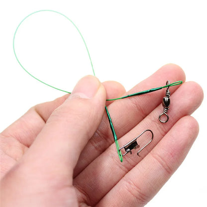 Stålförtommar med Svivel – 20-pack, 15/20/30cm, Betsskyddad Wire