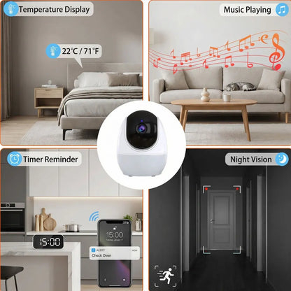 MvpSecam BM206 babyvakt med kamera, skärm och app