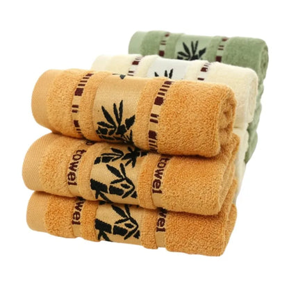 1/2/6pcs Bamboo Fiber Towel Set Luxury Thick Bath Towels & Face Towels for Adults 34x74cm/70x140cm Home Bathroom Accessories