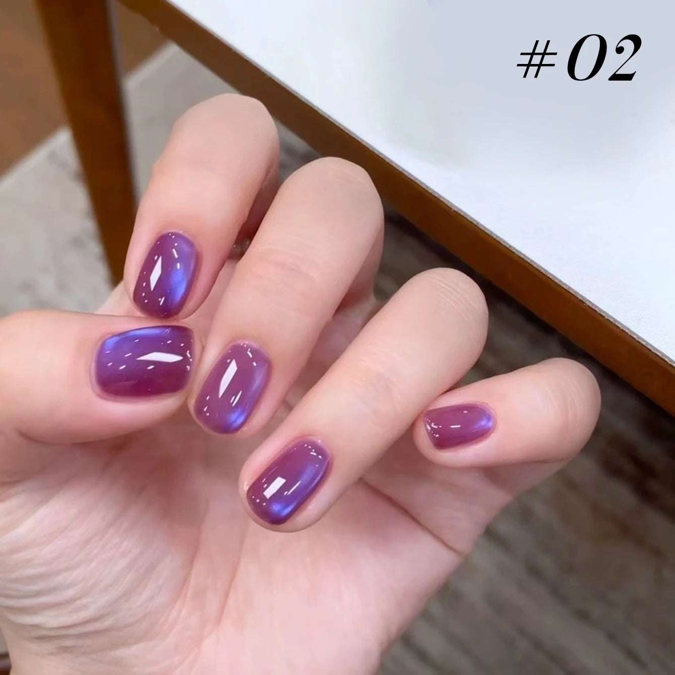 MIANEL Orion Nebula Cat Eye Gel Nail Polish Sparkling Crystal Shimmer Blue Purple Gold 2026 Spring/Summer Unique Special