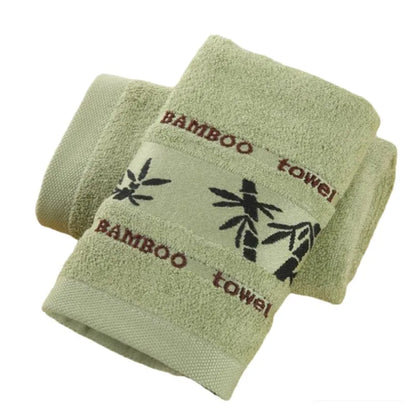 1/2/6pcs Bamboo Fiber Towel Set Luxury Thick Bath Towels & Face Towels for Adults 34x74cm/70x140cm Home Bathroom Accessories