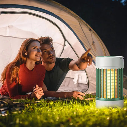 Electric Shock Mosquito Killer Lamp UV Light USB Anti Mosquito Trap For Bedroom Outdoor Camping Use Kills Moths Wasps Gnats