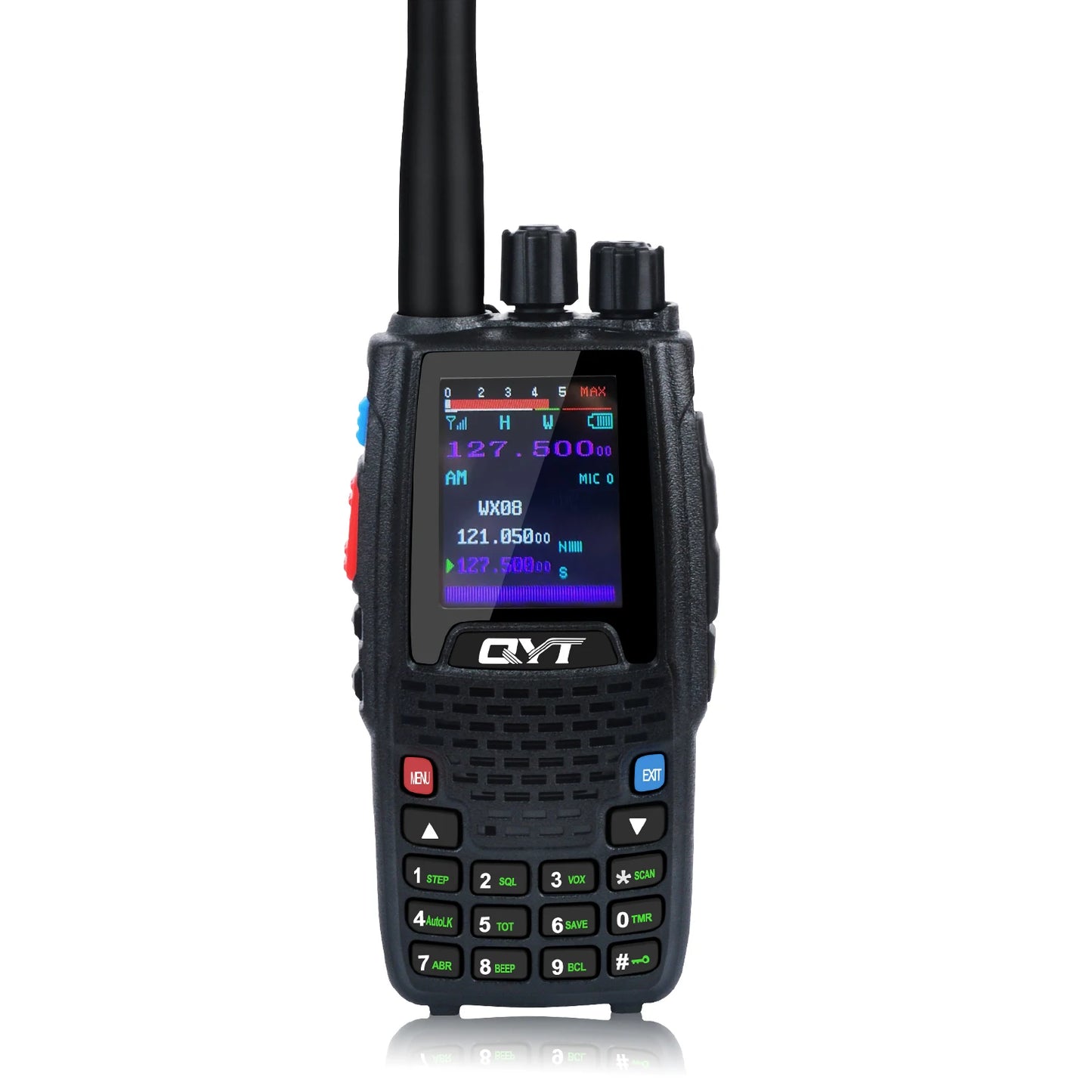 QYT KT-A16 Air Band Tx Handheld Walkie Talkie 118.000-136.999MHz TX Rx Aviation Portable Radio 6Watt 200Ch NoAA Weather Forecast