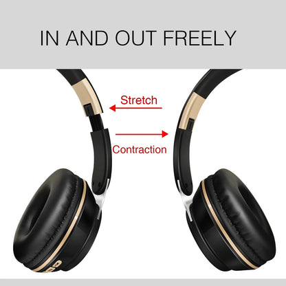 2026 Wireless Bluetooth Headphones Stereo Headband Headset with SD Card Support And Mic for iPhone Samsung Tablet