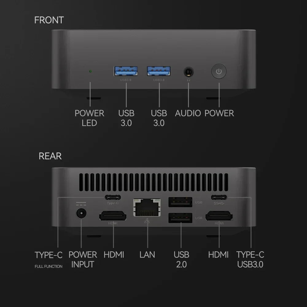 Intel Core i9 8950HK  Mini PC Windows 11 Pro 16GB RAM 1TB SSD PC Gamer Computer Dual WIFI 6 BT5.2 4K HD Mini Gaming Pc Desktop