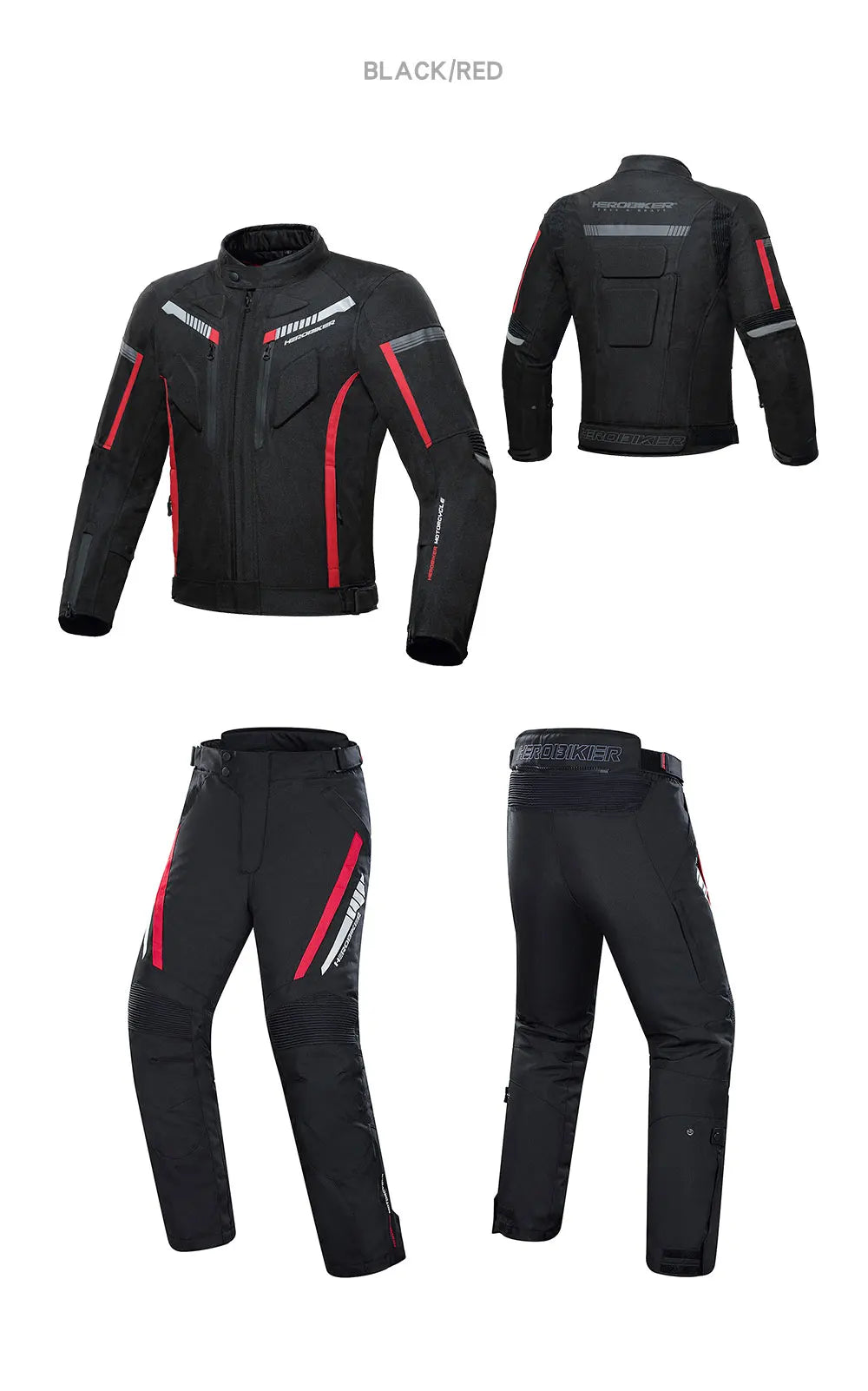 Men's Motorcycle Jackets Anti-fall Wear-resistant Motorbike Jacket With 5pcs Protector Motocross Racing Clothing Protection