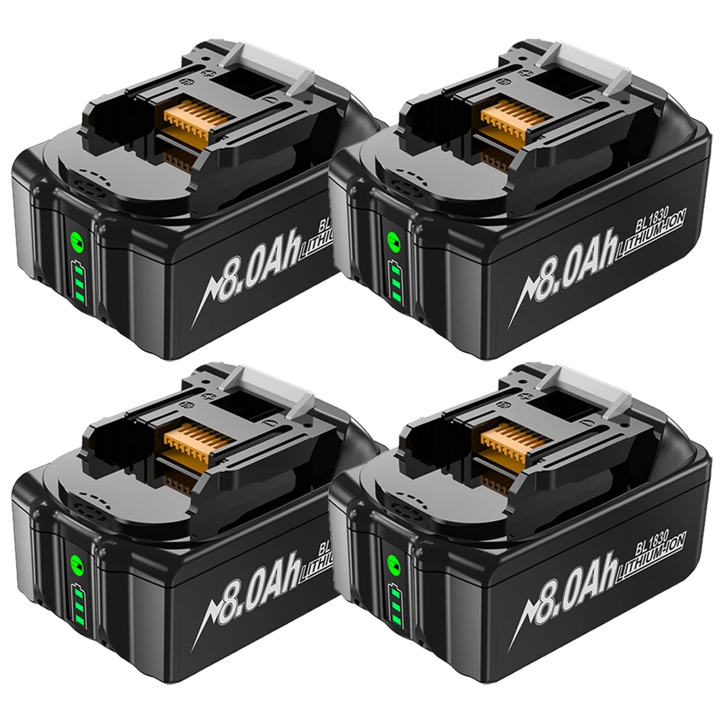 For Makita BL1830 Battery 18V 8000mAh Battery BL1830 BL1815 BL1860 BL1840 Tool Rechargeable Battery With 6A Charger