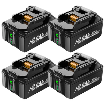 For Makita BL1830 Battery 18V 8000mAh Battery BL1830 BL1815 BL1860 BL1840 Tool Rechargeable Battery With 6A Charger