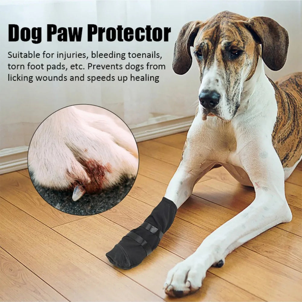 Pet Waterproof Foot Cover Dog Post-surgery Injury Protection Cover Four Feet Can Be Used Protect Dog Paw Shoe Cover Pet Supplies