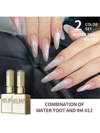 UV/LED Gel Nagellack 15ml – Water Toot & Ice Pink Populär Färg Hemma DIY Manikyr