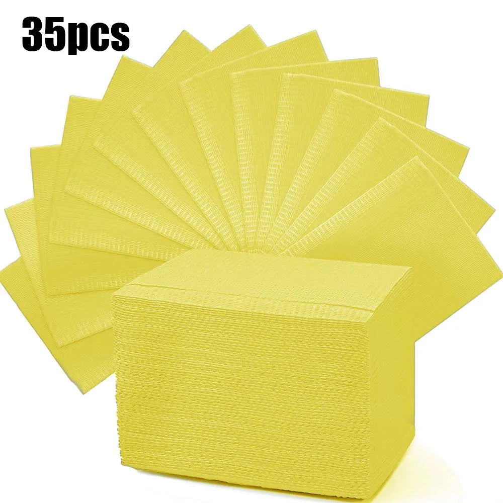 250/125/10pcs Tattoo Clean Pad Disposable Colorful Dental Bibs Tattoo Table Covers Cleaning Wipes Napkin Tattoo Accessories
