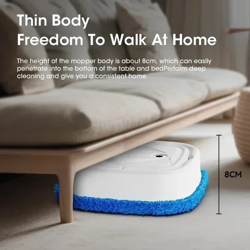 Smart Robot Vacuum Cleaner Dry Wet Sweeping Rotary Floor Mopping Air Humidifying Spray USB Charging Cleaning Robot
