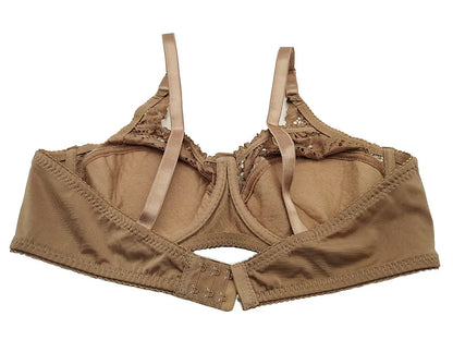 Sexy Lace Women Bra Top Full Cup Minimizer Floral Large Chest Big Bust Bh Thin Padded Cotton Bralette Underwire Push Up Bras C27