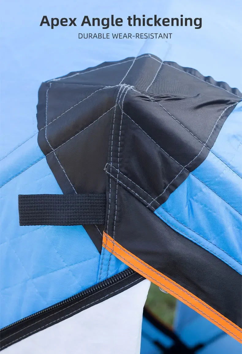 Customized Hot-selling High Heat Insulation Winter Outdoor Camping Carp Cube Large Portable Sauna Tent, Custom-made Warm