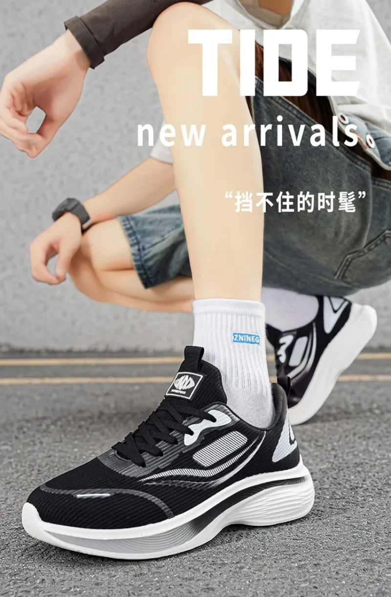 Men's Summer Carbon Plate Marathon Running Shoes Air Cushion Tennis Sneakers Breathable Comfortable Men Basketball Sports Shoes