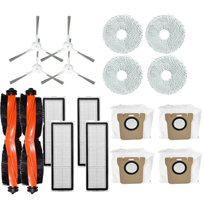 Reservdelar till Xiaomi Robot Vacuum X20 / X20+ – Börstar, Filter, Mopp & Dammpåsar