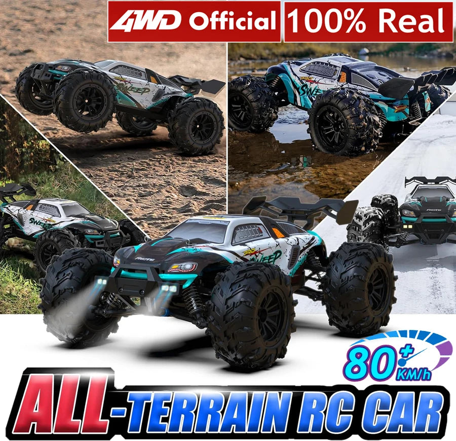 4WD radiostyrd bil i skala 1:16 med 4 kanaler