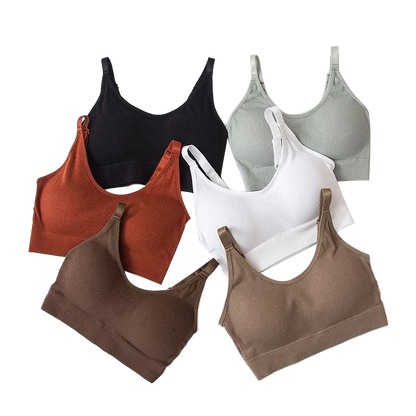 Women's Bra Tube Top Crop Top Female Seamless Back Outdoor Sports Underwear Bra For Women Cotton Female Bra Tops Brassiere