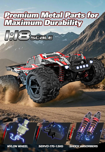 4WD radiostyrd bil i skala 1:16 med 4 kanaler