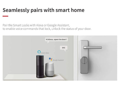 CDOK A1Pro Tuya Bluetooth Smart Lock Is Installed on the Traditional Door Lock Manual Knob to Achieve Smart Unlocking