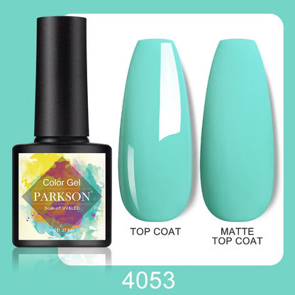Parkson No Wipe Top Base Coat Nail Gel polish Design Enhancer Varnish Semi Permanent Soak Off UV LED Nail Art Tool