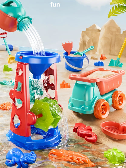 Strandleksaksset Barn – 17 eller 23 Delar Sand & Trädgårdsgrävning Sommar Utomhuslek Pojkar & Flickor 3–12 År 2026