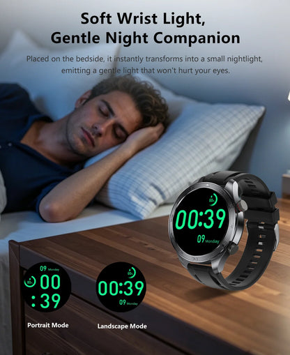2026New Men's Outdoor Sports Smartwatch GPSTrack 1000mAh Battery Heart Rate Monitor 100+Sport Mode IP67 Waterproof Smart Watches