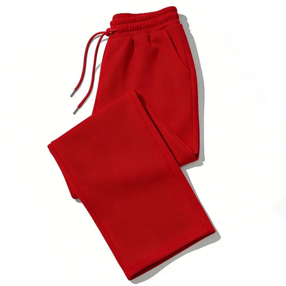 Mens Sweatpants Straight Fit Joggers for Sports and Streetwear Loose Oversized Casual Pant Drawstring Multi-pocket Men Long Pant