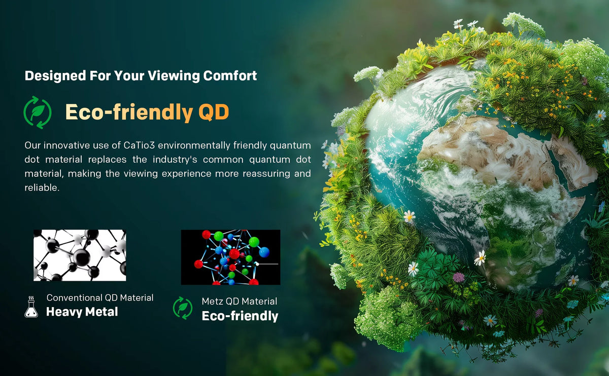 Metz Qled 32" 40 Inch Smart Led Tv Google Tele Hdr 10 Dolby Audio Bluetooth 5.1 Eyecare Tuner 2025 32Mqf7030Z
