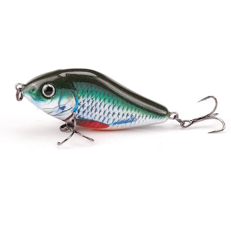 GOBASS Slider Jerkbait 6cm/8cm/10cm Slow Sinking Musky Wobbler Pike VIB Hard Bait Crankbait Plastic Fishing Lures Pesca Leurre
