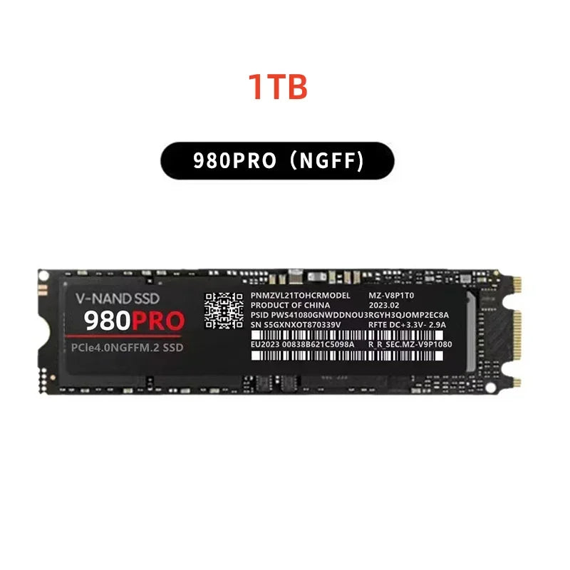 SSD 1080PRO 1TB 2TB M.2 NVME Intern Hårddisk