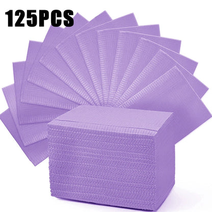250/125/10pcs Tattoo Clean Pad Disposable Colorful Dental Bibs Tattoo Table Covers Cleaning Wipes Napkin Tattoo Accessories