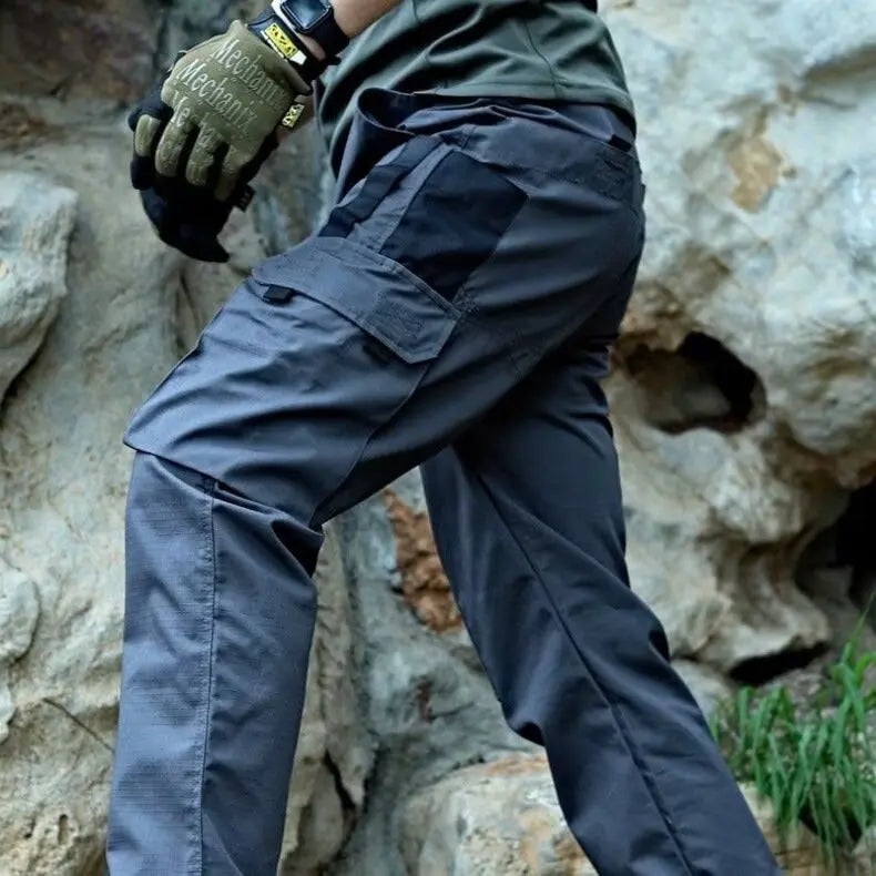 New Tactical Work Pants Men Outdoor Cargo Trousers Multi-pocket Waterproof Pant Autumn Spring Outdoor Workwear Hiking Trousers