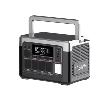 OUKITEL P1000 PLUS 1800W Portable Power Station 1024Wh Lifepo4 Battery Solar Generator, Home Backup Outdoor Camping Mobile Power