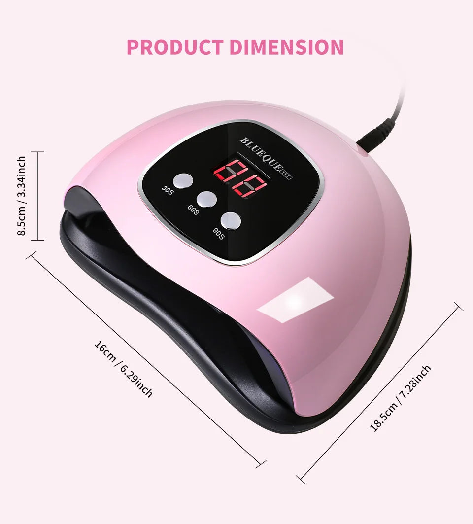 LIMEGIRL Nail UV Dryer Machine Professional 24 LED UV Manicure Lamp Home Use Nail Lamp For Drying Polish Varnish With USB Cable